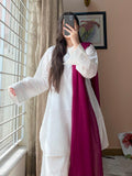 Lawn Dress with Sharara